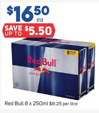 Foodland Red Bull 8 x 250ml offer