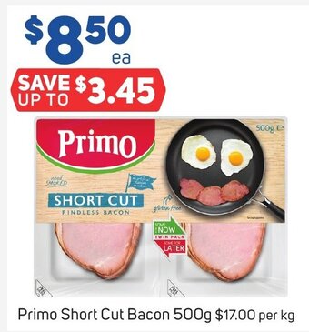 Foodland Primo Short Cut Bacon 500g offer