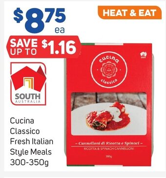 Foodland Cucina Classico Fresh Italian Style Meals 300-350g offer