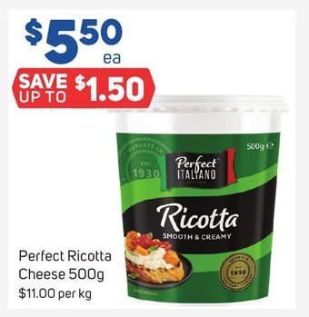 Foodland Perfect Ricotta Cheese 500g offer