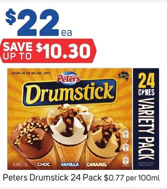 Foodland Peters Drumstick 24 Pack offer