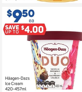 Häagen-Dazs Ice Cream 420-457ml