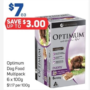 Foodland Optimum Dog Food Multipack 6 x 100g offer