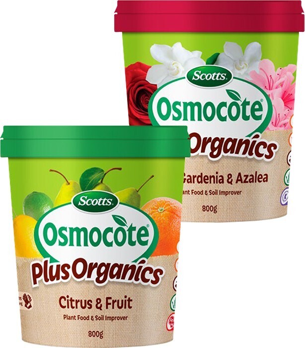Scotts osmocote plus organics range 800g offer at BIG W