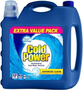 BIG W Cold power laundry detergent liquid 6-litre offer