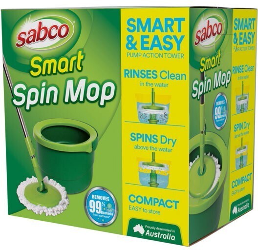Sabco smart spin mop set offer at BIG W