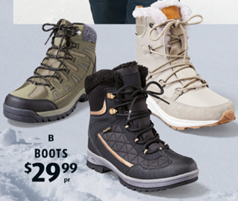 B Adult's Thermoboots offer at ALDI