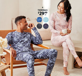 ALDI A_Adult's Thermal Underwear Set Moisture regulating, peached fabric Assorted offer