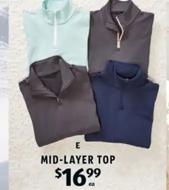 ALDI E Adult's Mid-layer Top offer