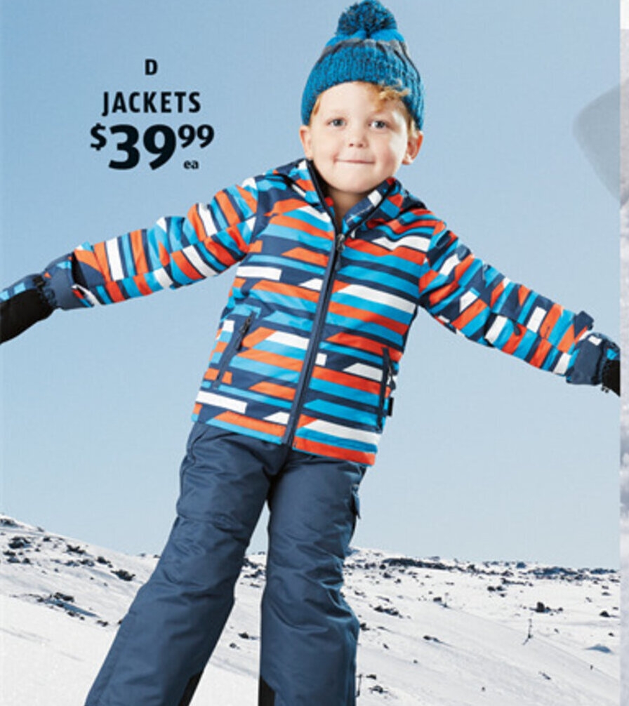 D Toddler's Snow Jackets offer at ALDI