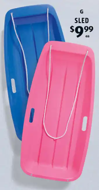 ALDI G Single Rider Snow Sled offer