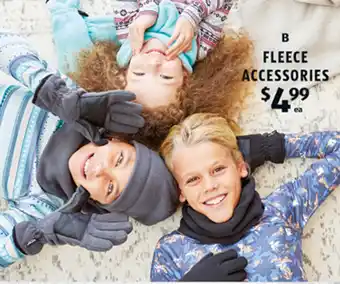 ALDI B Children's Fleece Accessories offer