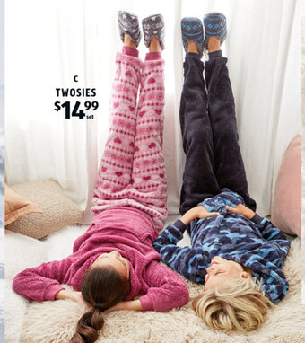 ALDI C Children's Ski Fleece Twosies Set offer