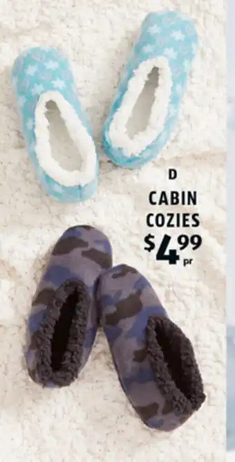 ALDI D Children's Cabin Cozies offer