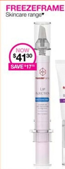 Priceline FREEZEFRAME Skincare range offer