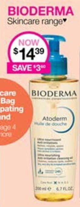 Priceline BIODERMA Skincare range offer