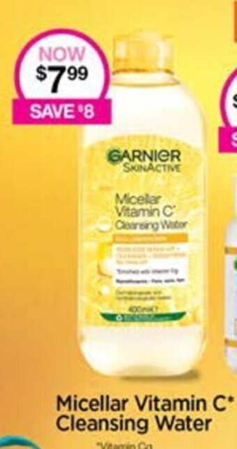 Priceline Micellar Vitamin C* Cleansing Water offer