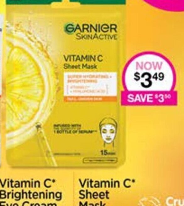 VITAMIN C Sheet Mask offer at Priceline