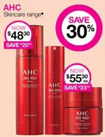 Priceline AHC Skincare range offer