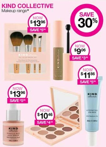 Priceline KIND COLLECTIVE Makeup range* offer