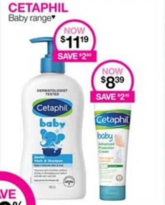 Priceline CETAPHIL Baby range offer