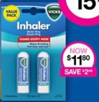 Priceline VICKS Inhaler offer