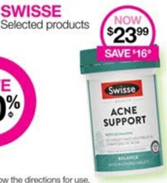 Priceline SWISSE Selected products offer