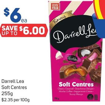 Foodland Darrell Lea Soft Centres 255g offer