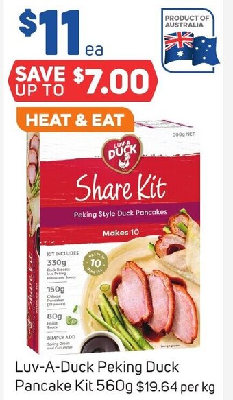 Foodland Luv-A-Duck Peking Duck Pancake Kit 560g offer