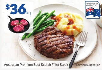 Foodland Australian Premium Beef Scotch Fillet Steak offer