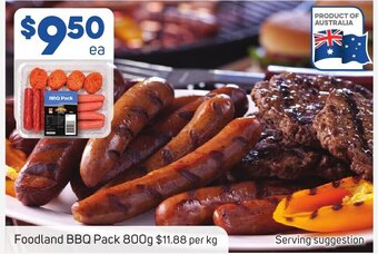 Foodland Foodland BBQ Pack 800g offer