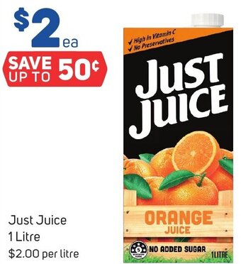 Foodland Just Juice 1 Litre offer