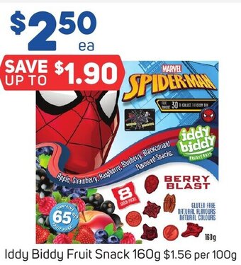 Foodland Iddy Biddy Fruit Snack 160g offer