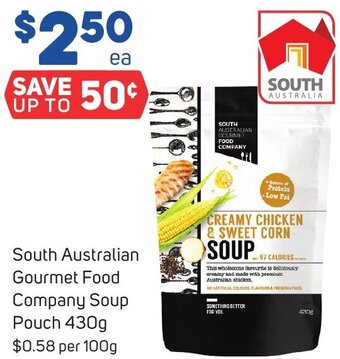 Foodland South Australian Gourmet Food Company Soup Pouch 430g offer