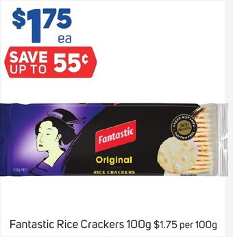 Foodland Fantastic Rice Crackers 100g offer