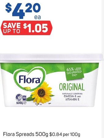 Foodland Flora Spreads 500g offer