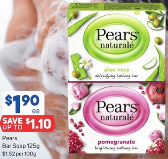 Foodland Pears Bar Soap 125g offer