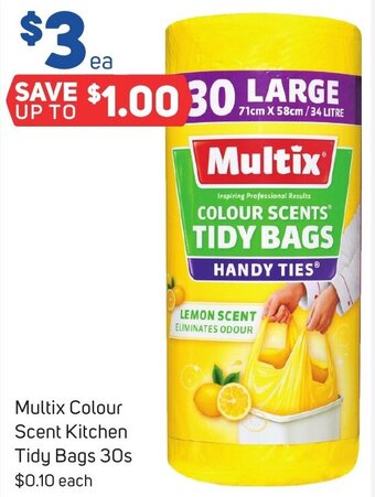 Foodland Multix Colour Scent Kitchen Tidy Bags 30s offer