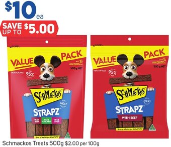 Foodland Schmackos Treats 500g offer