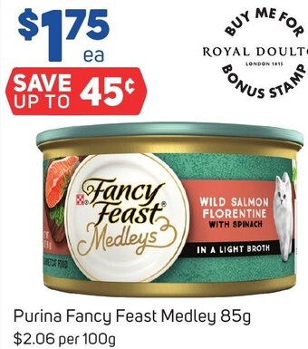Foodland Purina Fancy Feast Medley 85g offer
