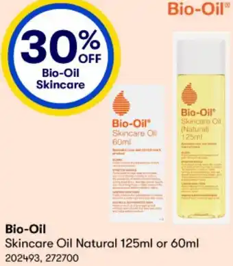 BIG W Bio-Oil Skincare Oil Natural 125ml or 60ml 202493, 272700 offer