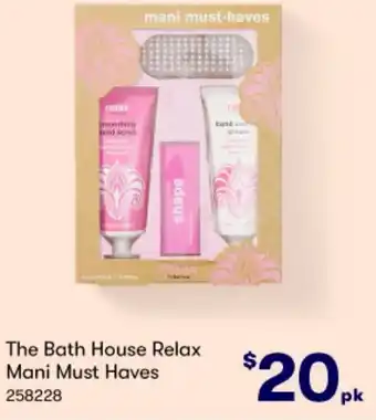 BIG W The Bath House Relax Mani Must Haves 258228 offer