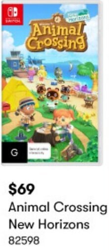 BIG W Animal Crossing New Horizons offer