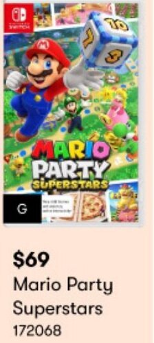 BIG W Mario Party Superstars offer