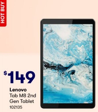 BIG W Lenovo Tab M8 2nd Gen Tablet 102135 offer