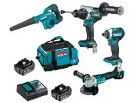 Total Tools Makita 18V Brushless 3 Piece 2x5.0Ah Combo Kit offer