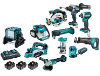 Total Tools Makita 18V Brushless 10 Piece 3x5.0Ah Combo Kit offer