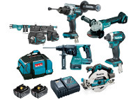 Total Tools Makita 18V Brushless 5 Piece 2x5.0Ah Combo Kit offer