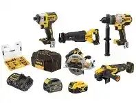 Total Tools DeWalt 18V/54V 5 Piece 1x5.0Ah/1x6.0Ah Combo Kit offer