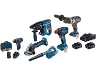 Total Tools Bosch 18V Brushless 5 Piece 2x5.0Ah Combo Kit offer